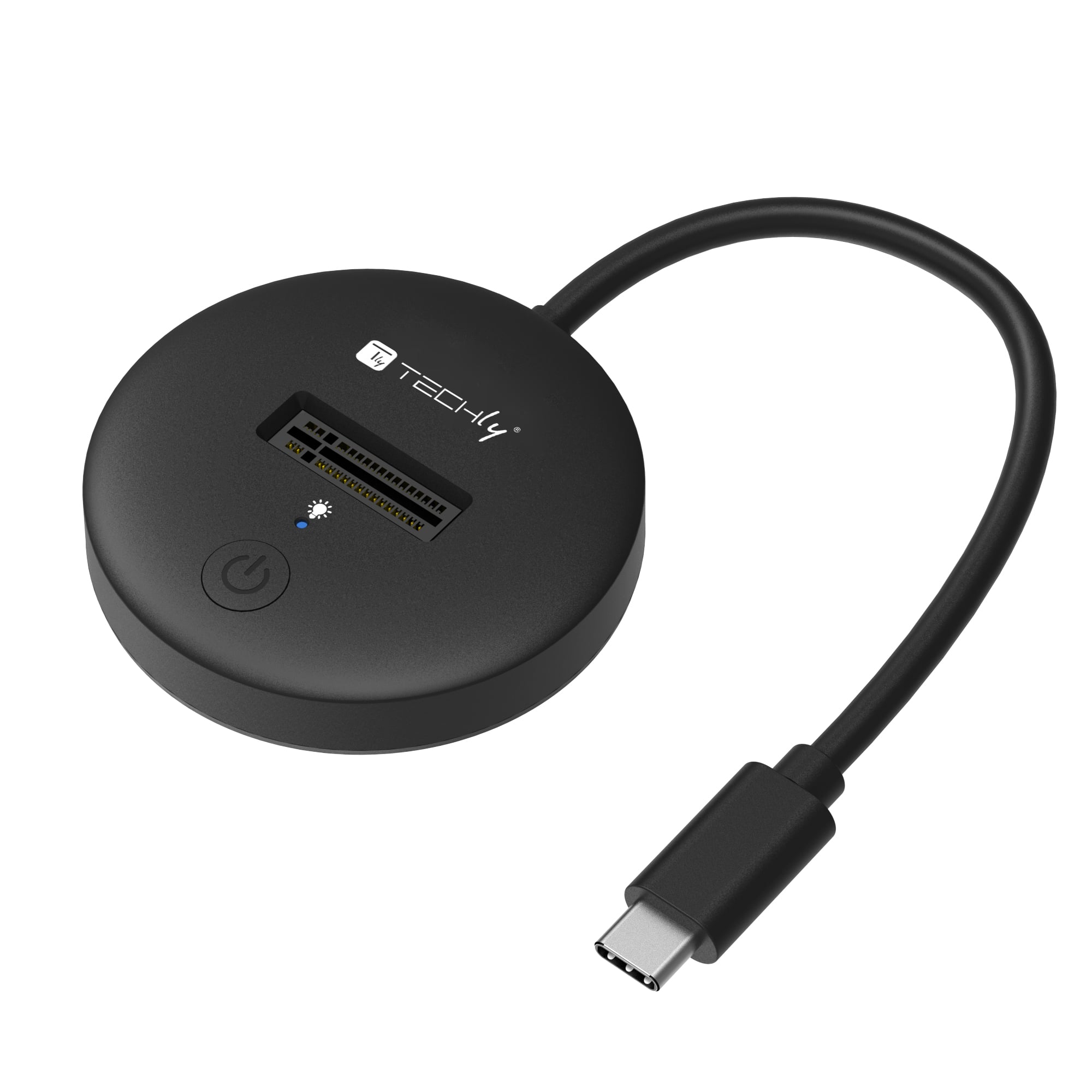 Docking Station M.2 SATA/NVME SSD a USB-C™ - Techly I-CASE USB3-QUICKTY