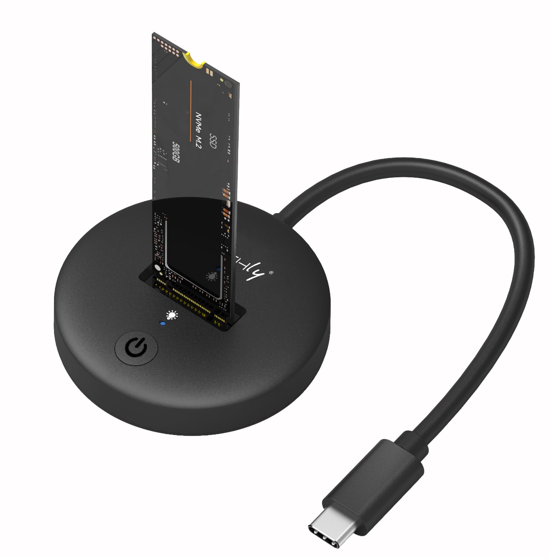 Docking Station M.2 SATA/NVME SSD a USB-C™ - Techly I-CASE USB3-QUICKTY