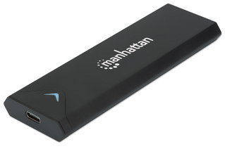 Box Esterno USB 3.2 SSD SATA M.2 NVMe - Manhattan I-CASE USB31C-NGFFM