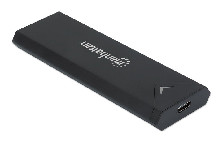 Box Esterno USB 3.2 SSD SATA M.2 NVMe - Manhattan I-CASE USB31C-NGFFM
