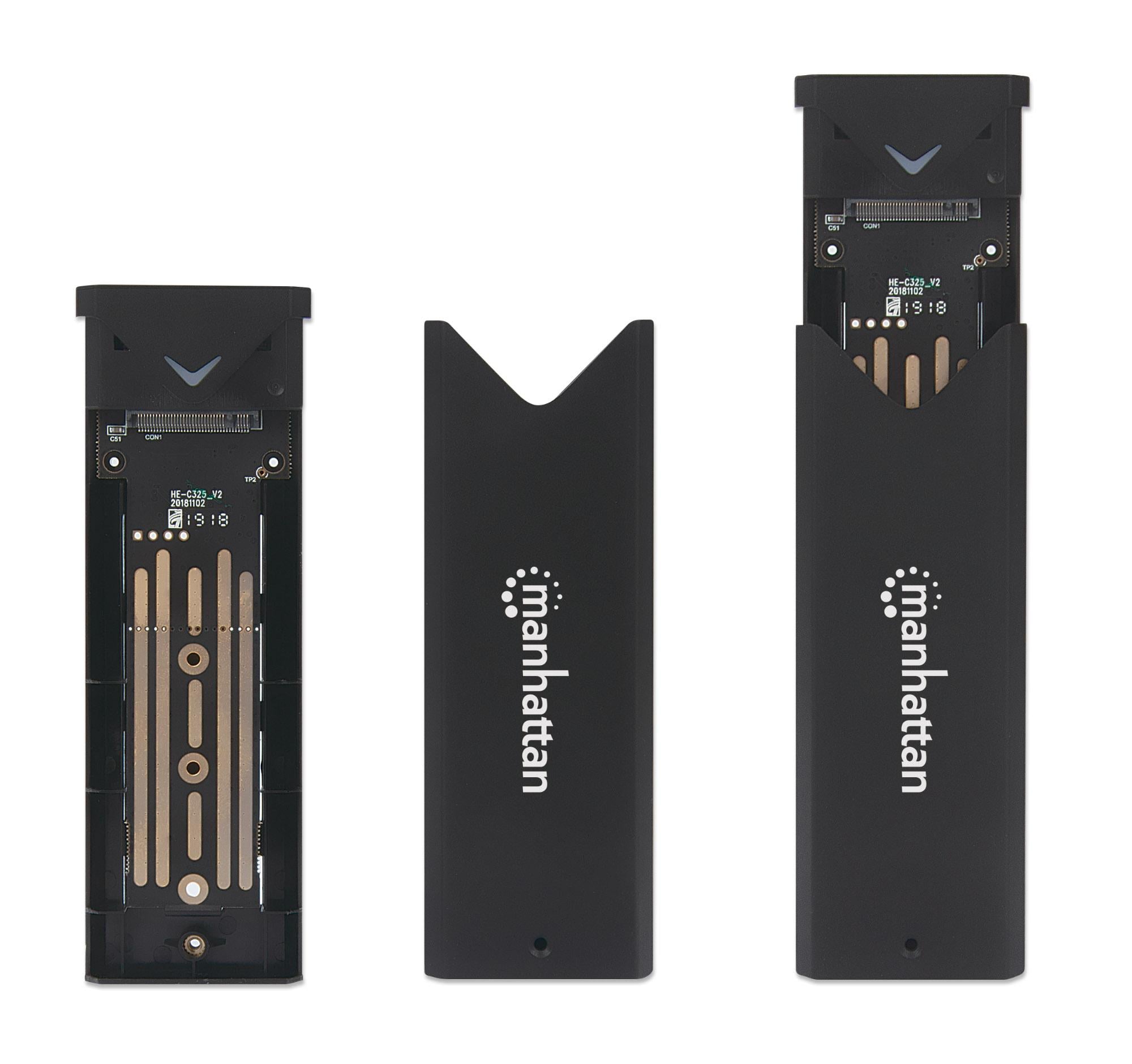 Box External USB 3.2 SATA SSD M. 2 NVMe - Manhattan I-CASE USB 31 C-NGFFM