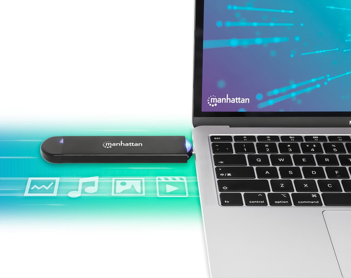 Box Esterno USB SSD M.2 NVMe e SATA Connessioni USB-C e USB A - Manhattan I-CASE USB31C-NGFFM2