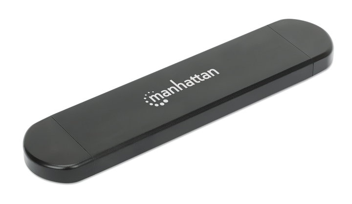 Box Esterno USB SSD M.2 NVMe e SATA Connessioni USB-C e USB A - Manhattan I-CASE USB31C-NGFFM2
