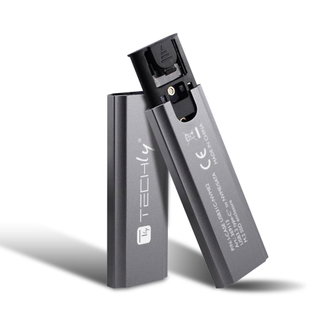 Box Esterno USB-C USB3.2 Gen2 NVMe/SATA M.2 SSD - Techly I-CASE USB31C-NVME2