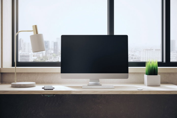 Caricatore Wireless Rapido da Sotto Scrivania 10W - Manhattan I-CHARGE-WRDSK10W
