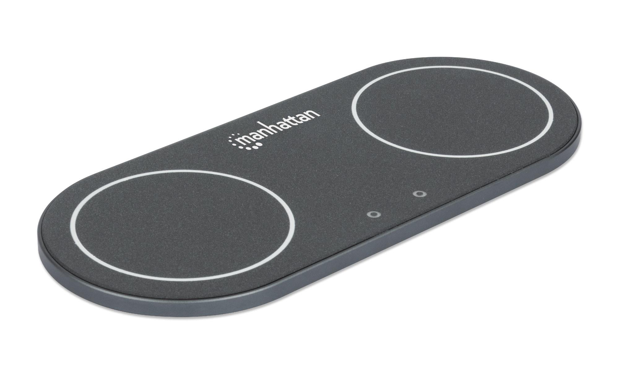 Double Wireless Recharge Station 30 W - Manhattan I-CHARGE-WRDUA