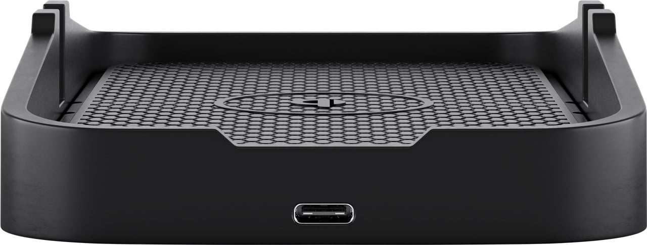 Caricatore Smartphone Qi Wireless da Auto 15W Silicone Nero - Goobay I-CHARGE-WRPAD15W