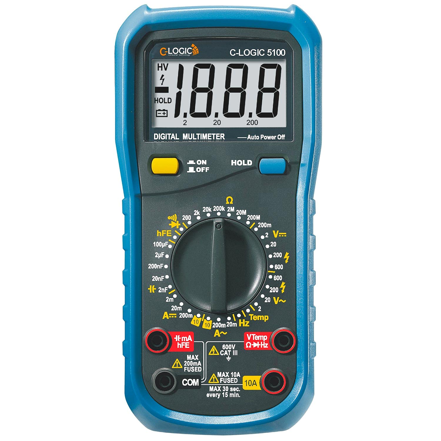 Digital Multimeter 2000 Counts - C-Logic I-CLOGIC- 5100
