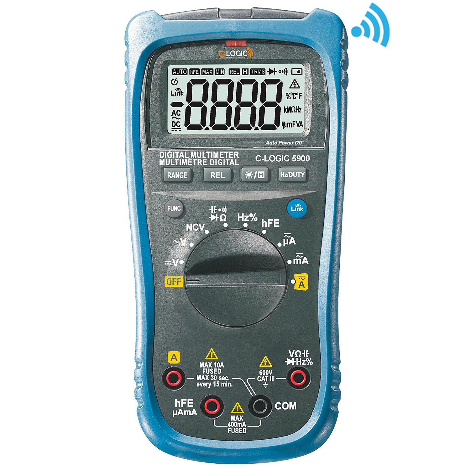 Digital Bluetooth 4000 Counts Multimeter - C-Logic I-CLOGIC- 5900