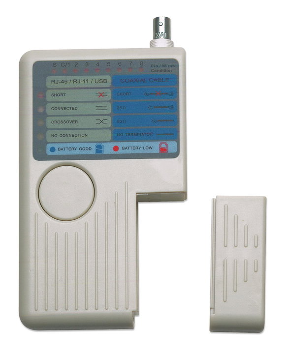 Remote Tester for Ethernet Networks 4-in-1 RJ11/RJ45/USB/BNC - Intellinet I-CT MULTI