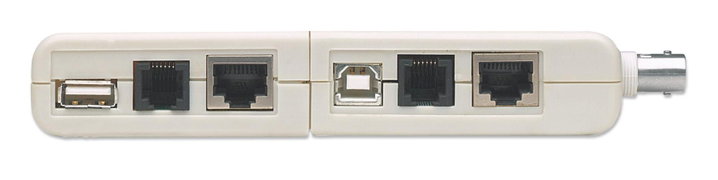 Remote Tester for Ethernet Networks 4-in-1 RJ11/RJ45/USB/BNC - Intellinet I-CT MULTI