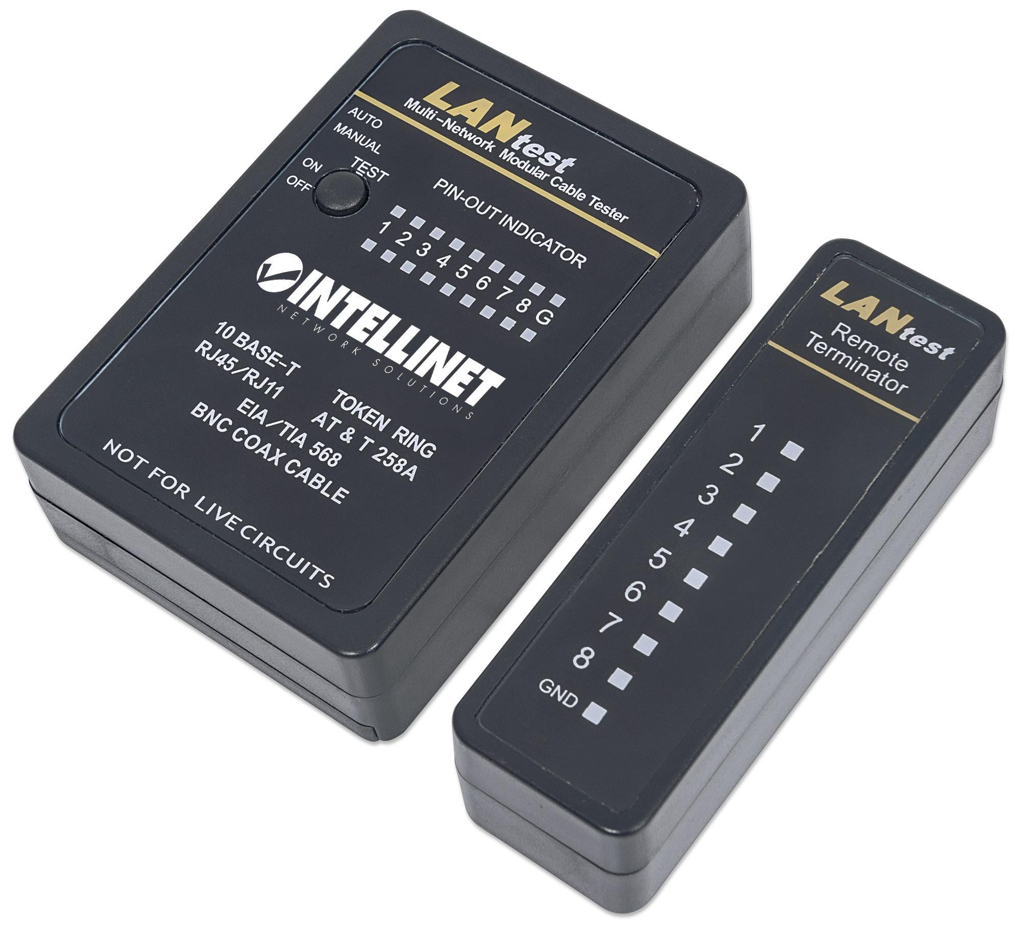 Tester Professionale RJ45 e BNC - Intellinet I-CT PRO-LAN