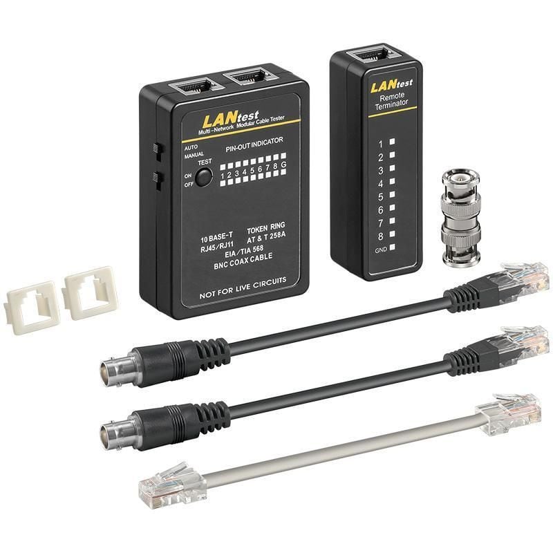 Tester Professionale RJ45 e BNC - Intellinet I-CT PRO-LAN