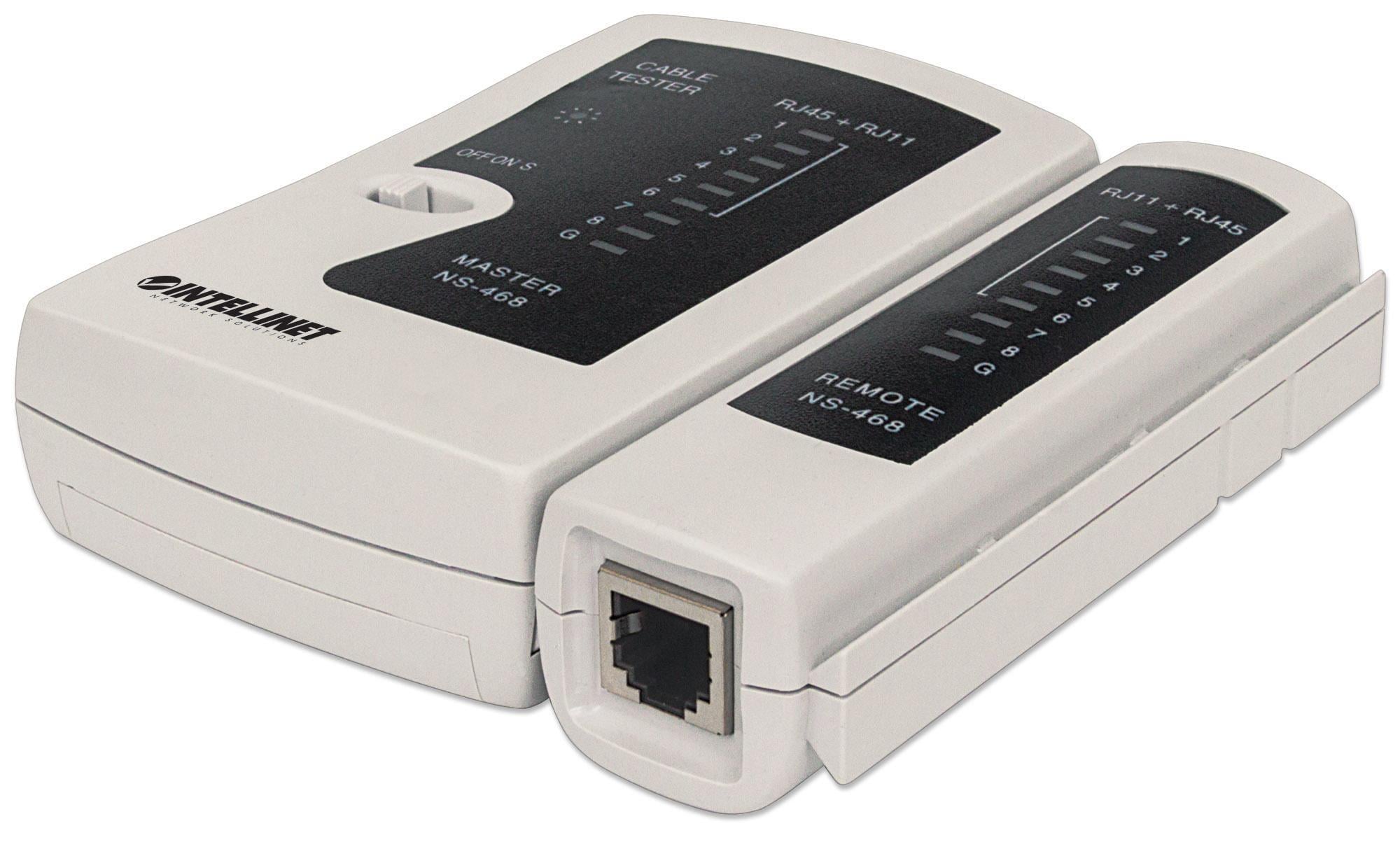 Tester di Rete per Cavi RJ11/12 & RJ45 - Intellinet I-CT PRO-LAN2