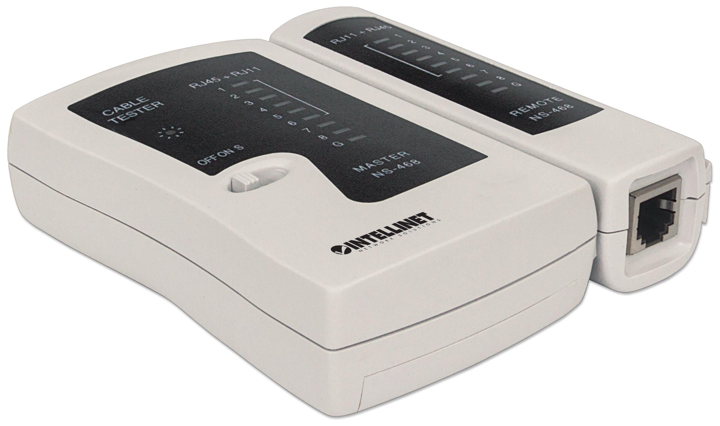 Tester di Rete per Cavi RJ11/12 & RJ45 - Intellinet I-CT PRO-LAN2