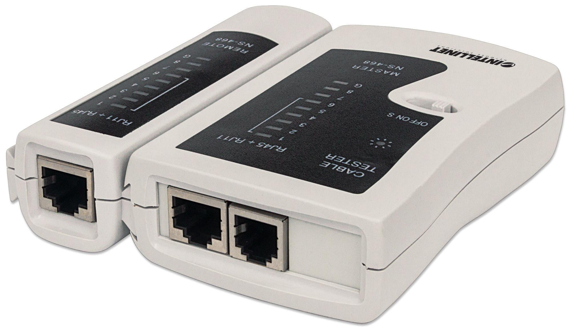 Tester di Rete per Cavi RJ11/12 & RJ45 - Intellinet I-CT PRO-LAN2