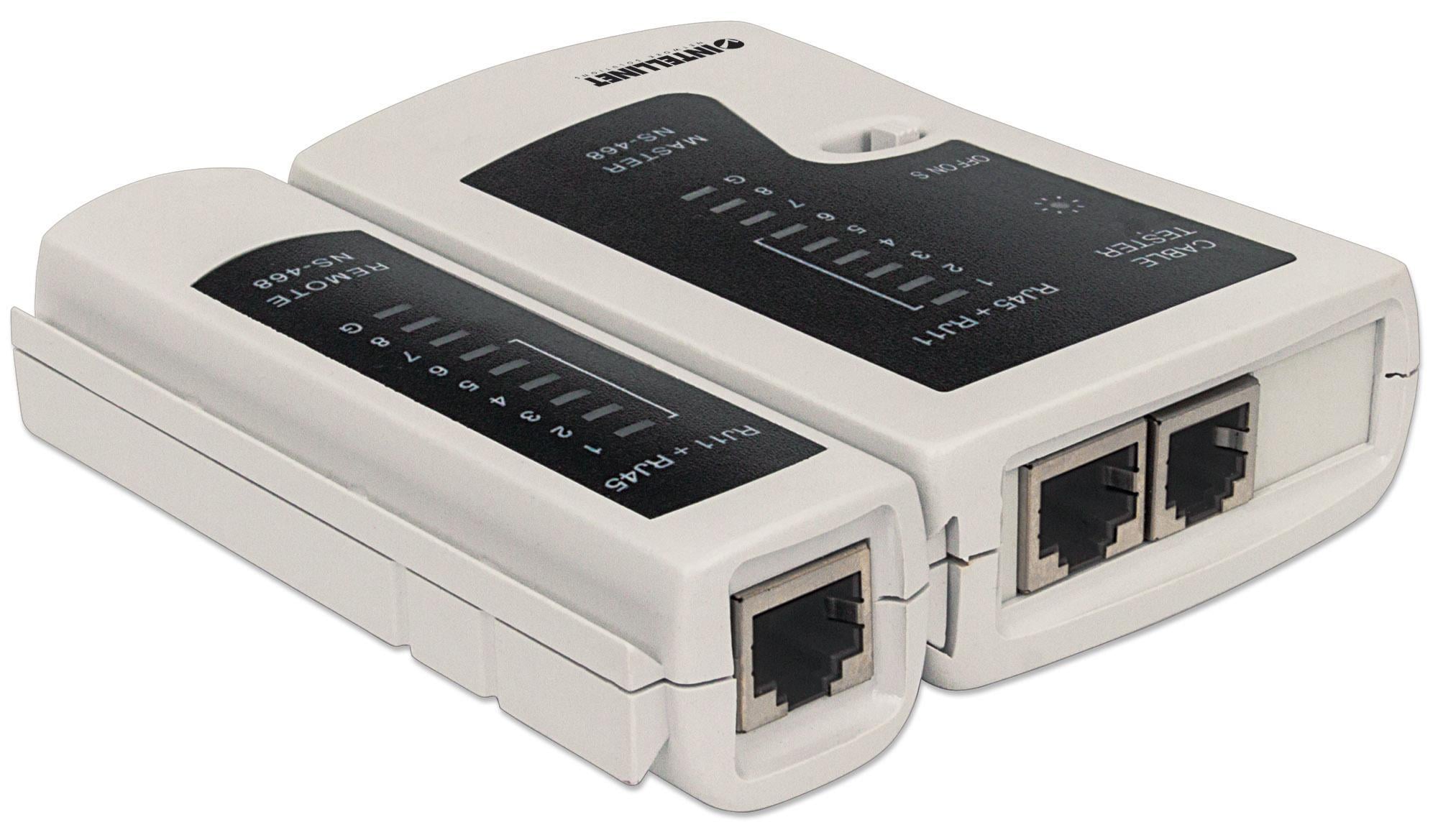 Tester di Rete per Cavi RJ11/12 & RJ45 - Intellinet I-CT PRO-LAN2