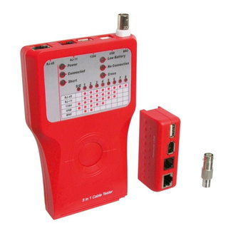 Network Cable Tester for RJ45 Cat5/6, ISDN, USB, BNC, Firewire - Logilink I-CT PRO-LAN3