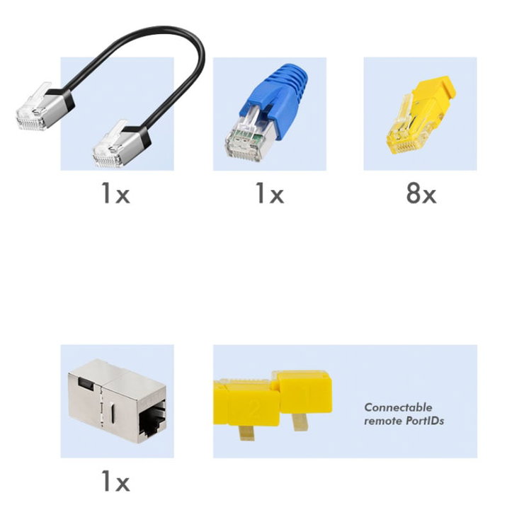 Tester di Rete 3 in 1 per Cavi RJ45 - Logilink I-CT PRO-LAN5