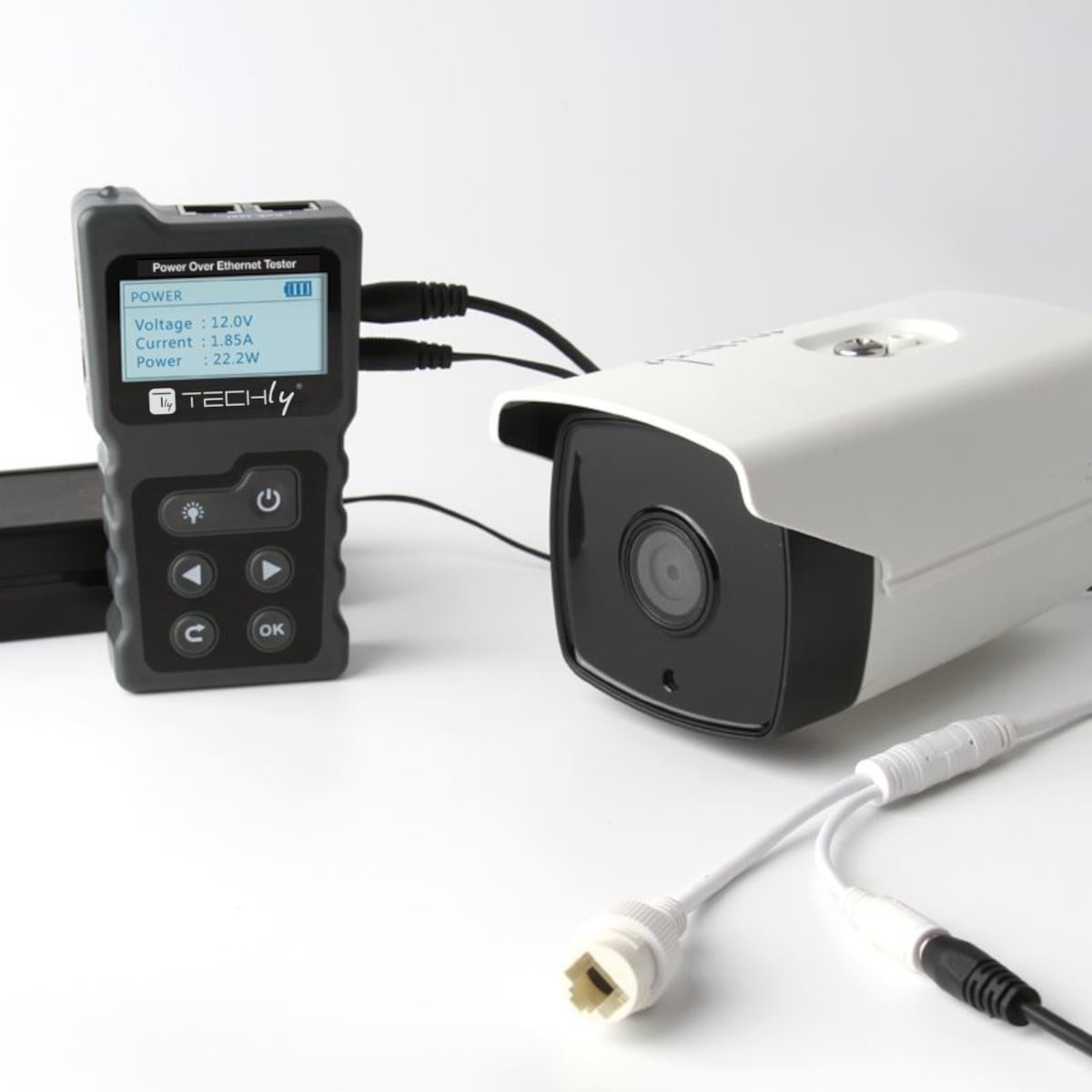 Professional Tester PoE RJ 45 - Techly I-CT PRO-POECK