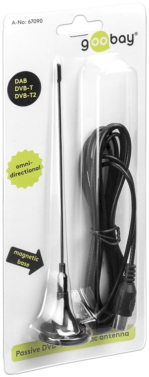 Antenna per DVB-T portatile - Goobay I-DVB-DIA06
