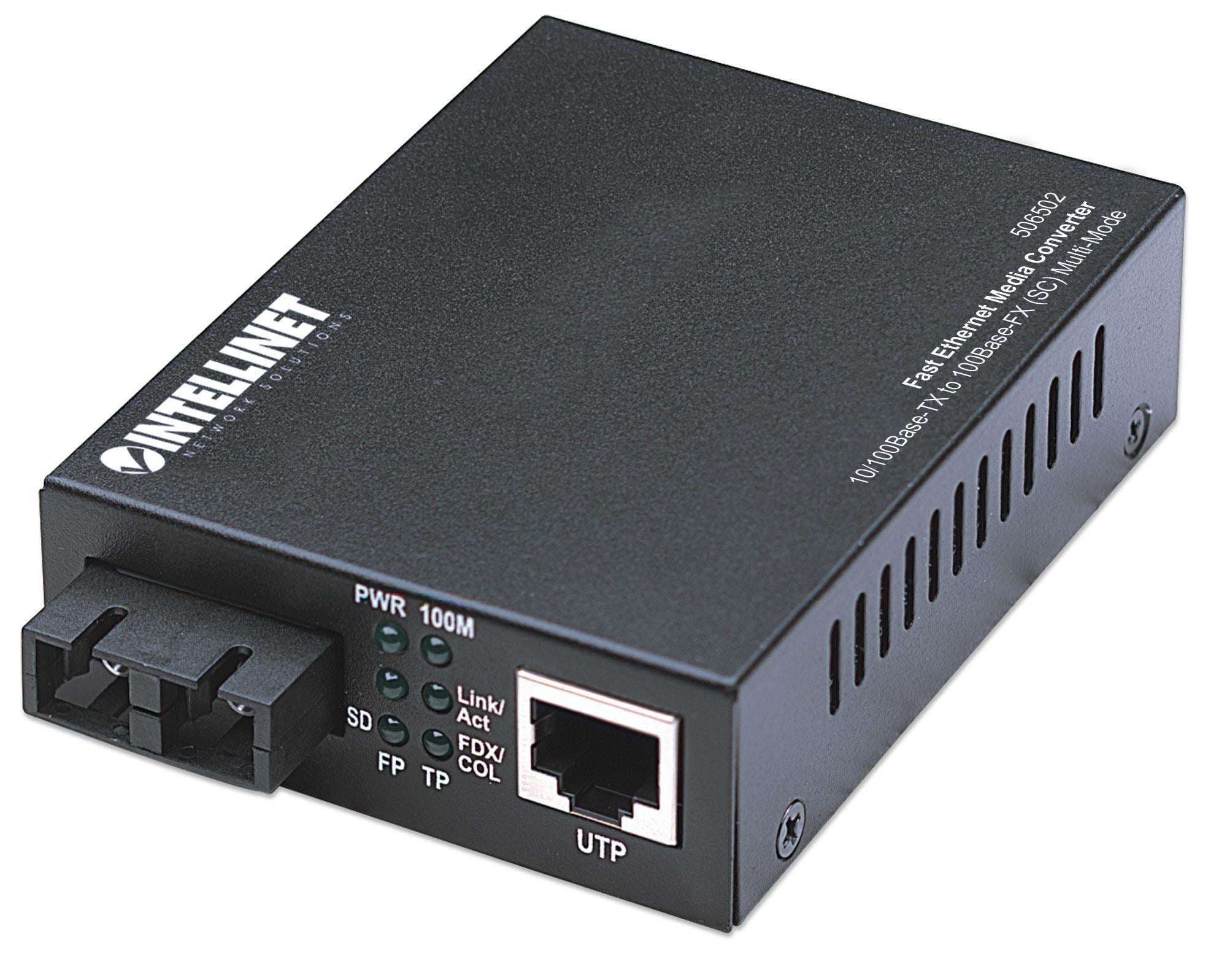 Converter RJ 45 - Fiber SC Multimodale 100 Mbps - Intellinet I-ET FX-SC