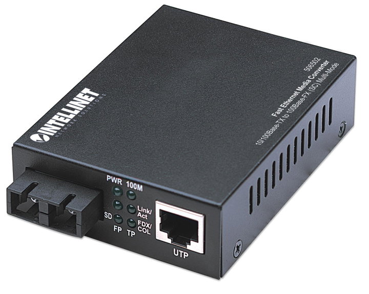 Converter RJ45 - SC Fiber 100Base-TX Multimode - Intellinet I-ET FX-SC
