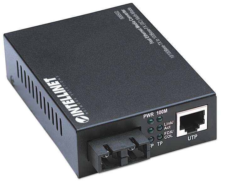 Converter RJ45 - SC Fiber 100Base-TX Multimode - Intellinet I-ET FX-SC