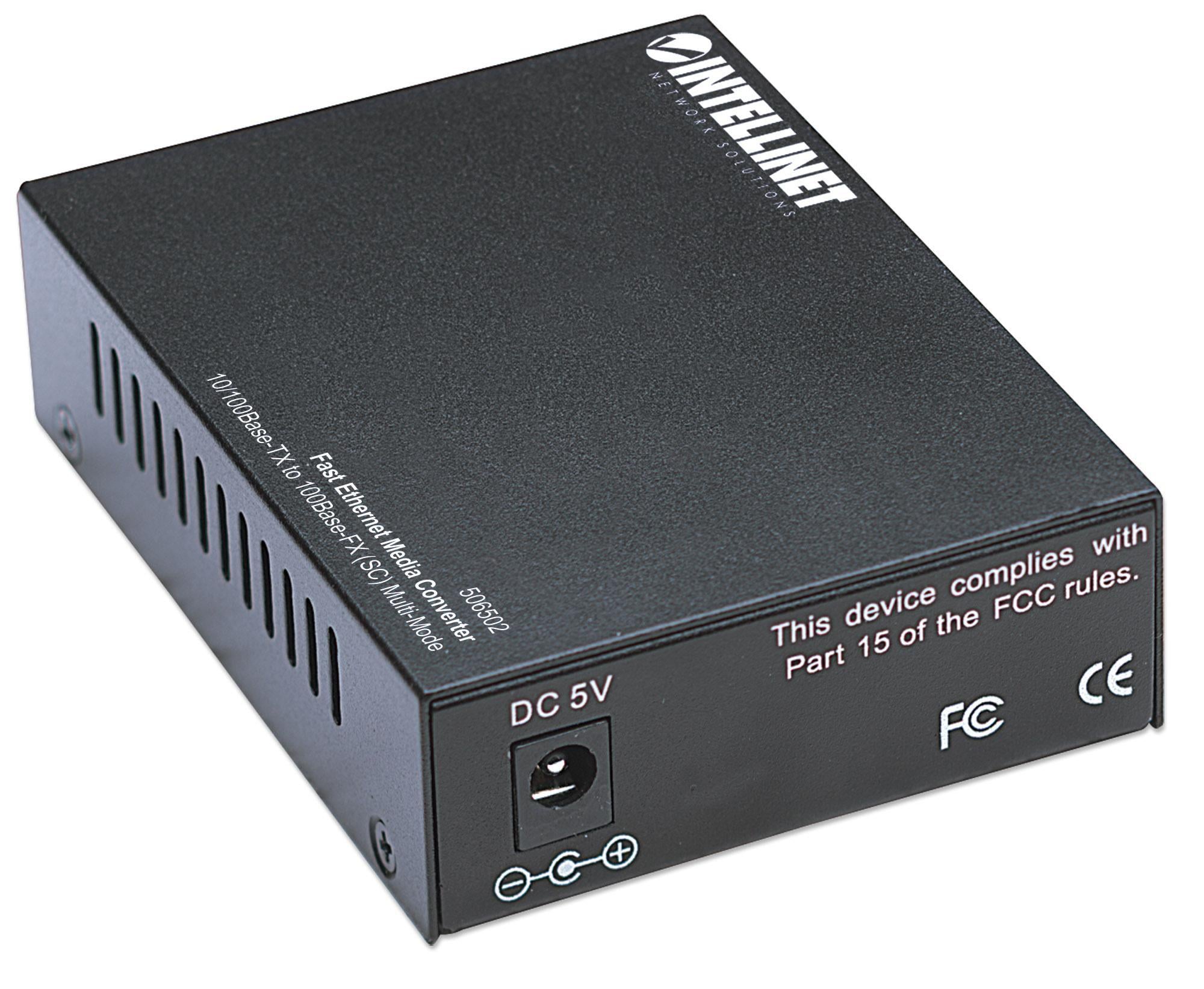 Converter RJ 45 - Fiber SC Multimodale 100 Mbps - Intellinet I-ET FX-SC