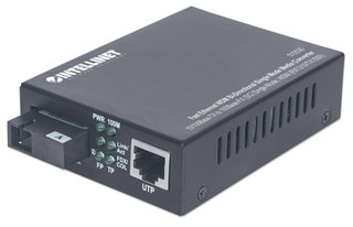 WDM Media Converter RX1310/TX1550 Fast Ethernet Fiber - Intellinet I-ET FX-SCW