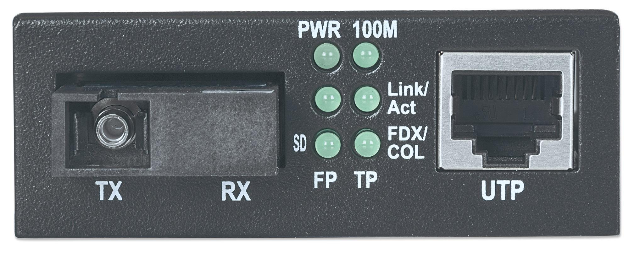 Convertitore per Supporti WDM RX1310/TX1550 Fast Ethernet Fibra - Intellinet I-ET FX-SCW