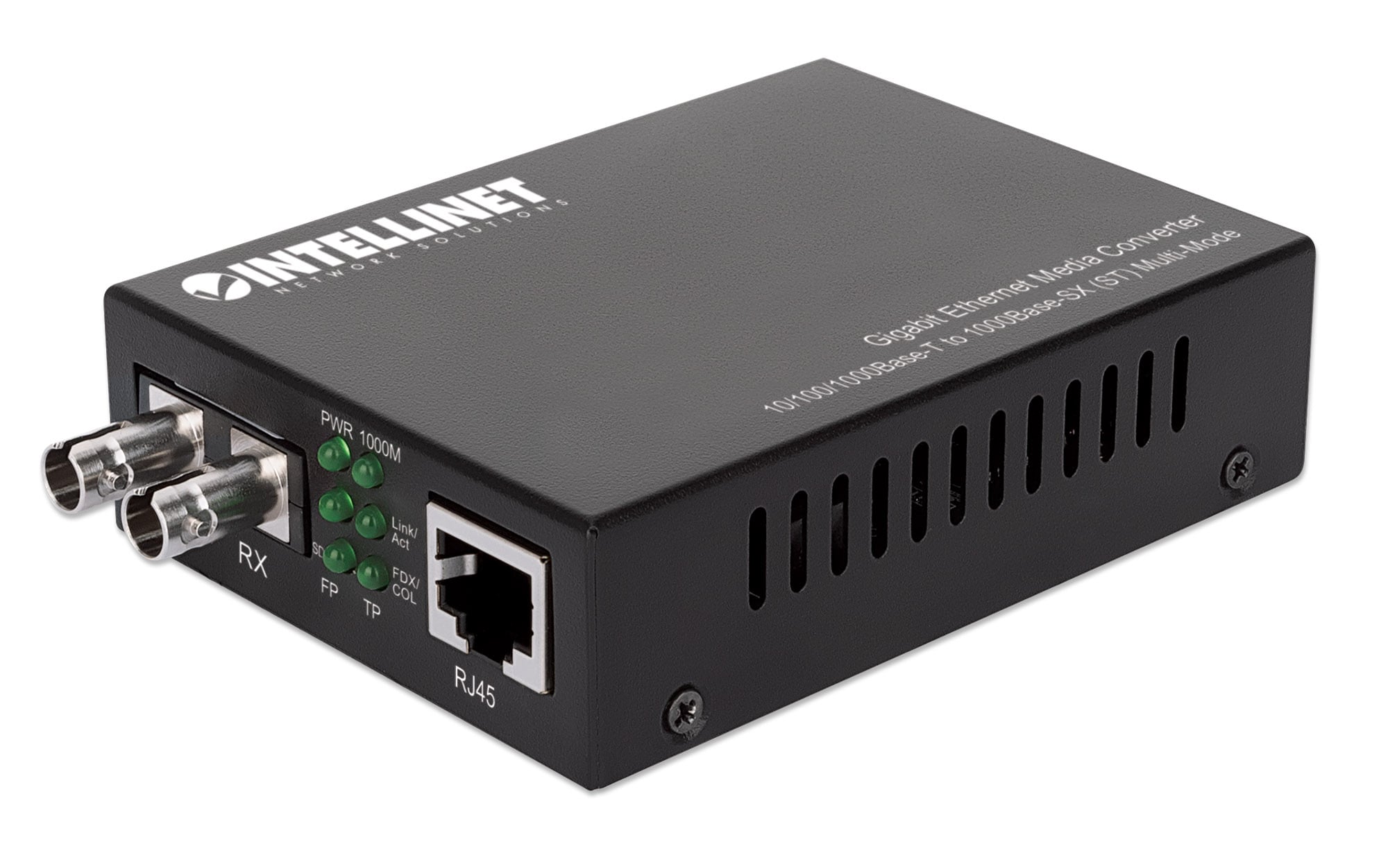 Media Converter Gigabit Ethernet Fibra ST Multimodale - Intellinet I-ET ST-GIGA