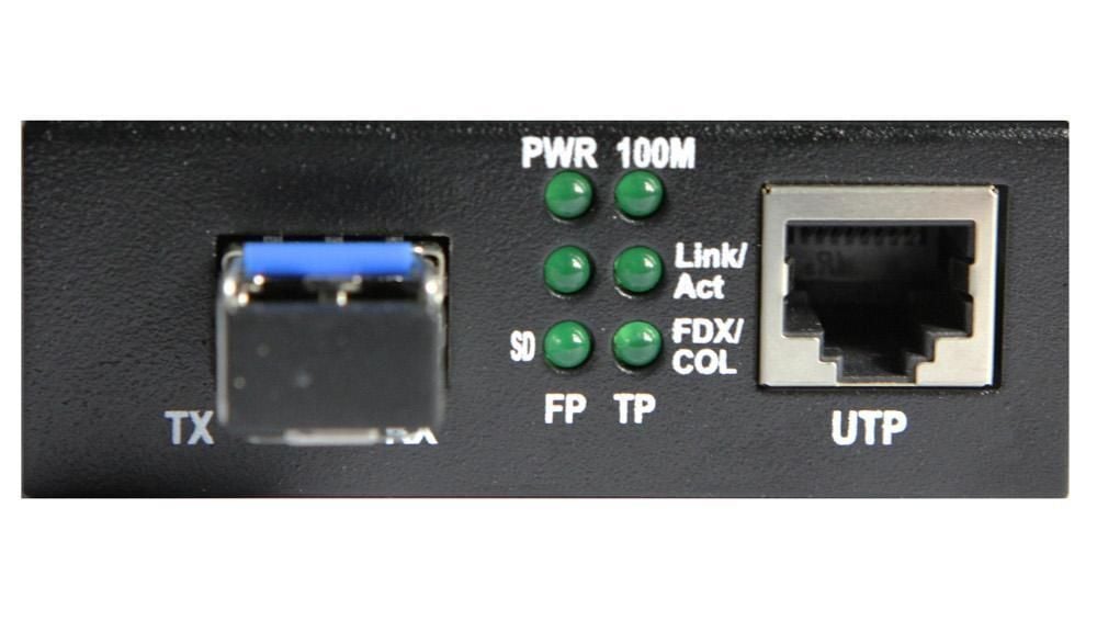 Convertitore RJ45 10/100 con modulo SFP Fast ethernet Monomodale - Intellinet I-ET SX-370