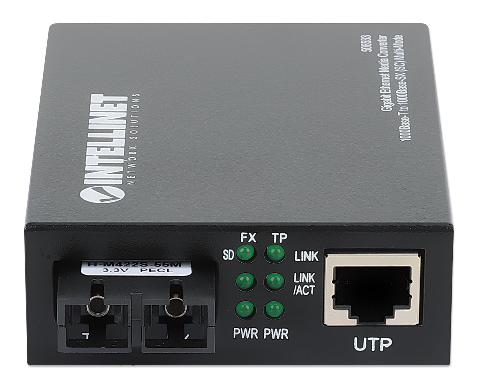Convertitore RJ45 - Fibra SC GigaBit - Intellinet I-ET SX-FC
