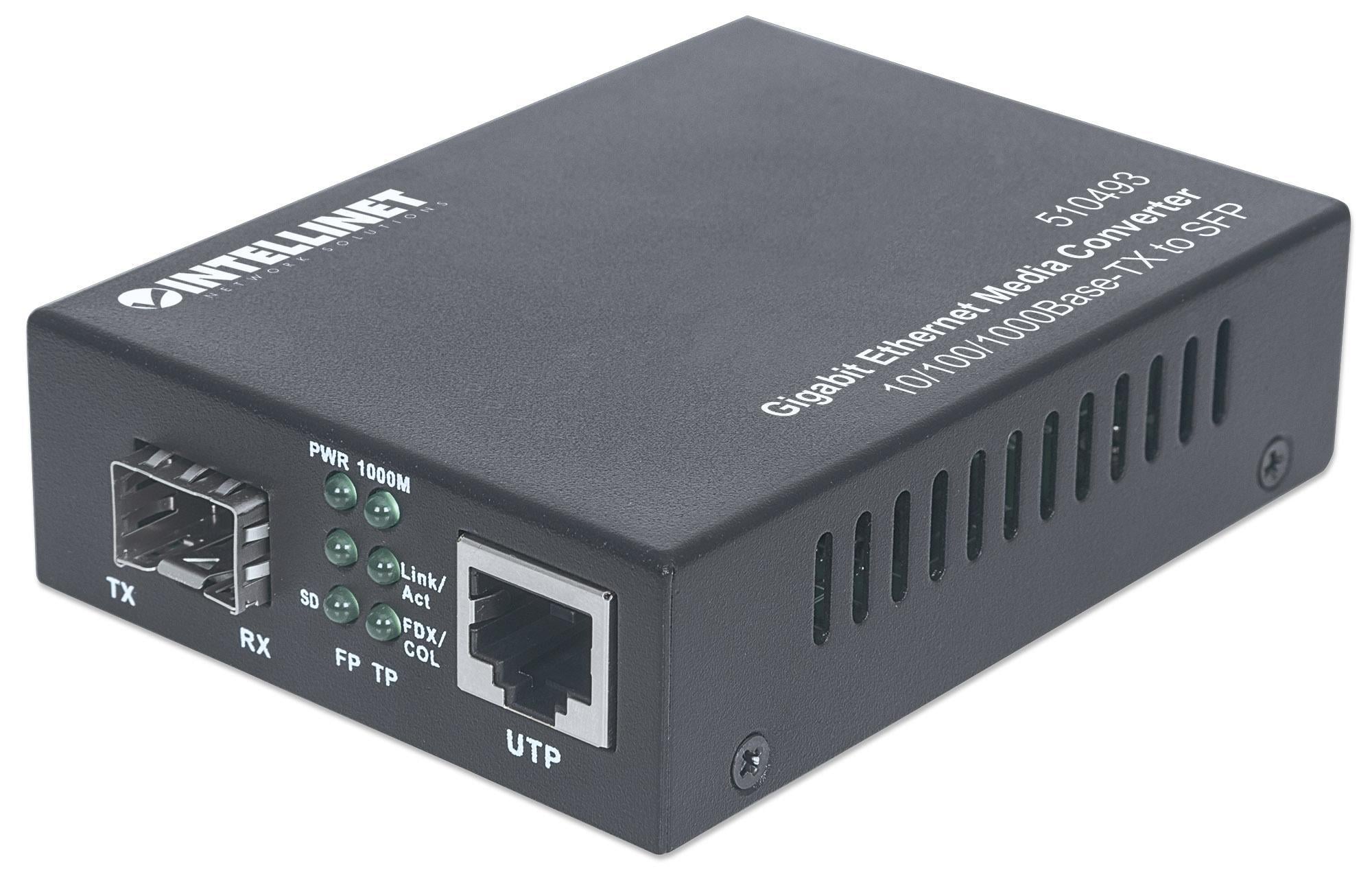 Convertitore RJ45 10/100/1000 Gigabit Ethernet slot SFP - Intellinet I-ET SX-MGBIC