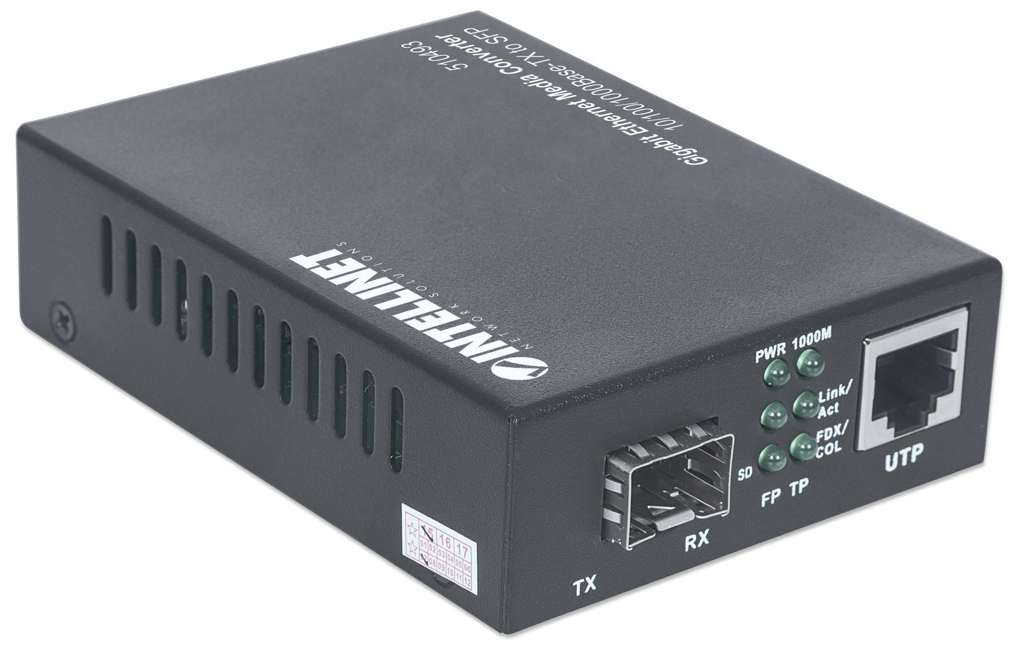 Convertitore RJ45 10/100/1000 Gigabit Ethernet slot SFP - Intellinet I-ET SX-MGBIC