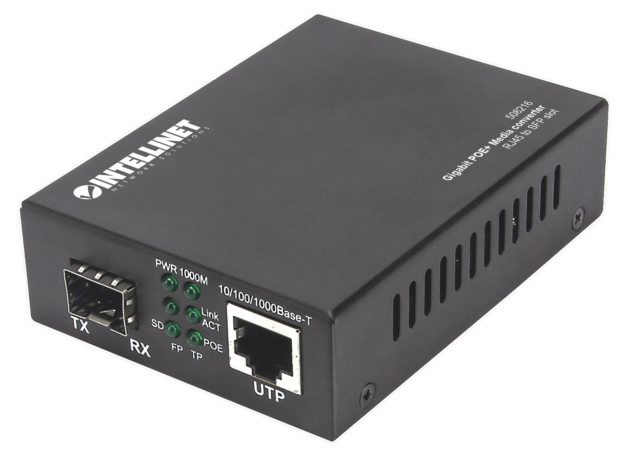 Media Converter Gigabit PoE+ - Intellinet I-ET SX-MGBICP