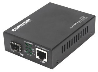 Media Converter Gigabit PoE+ SFP - Intellinet I-ET SX-MGBICP