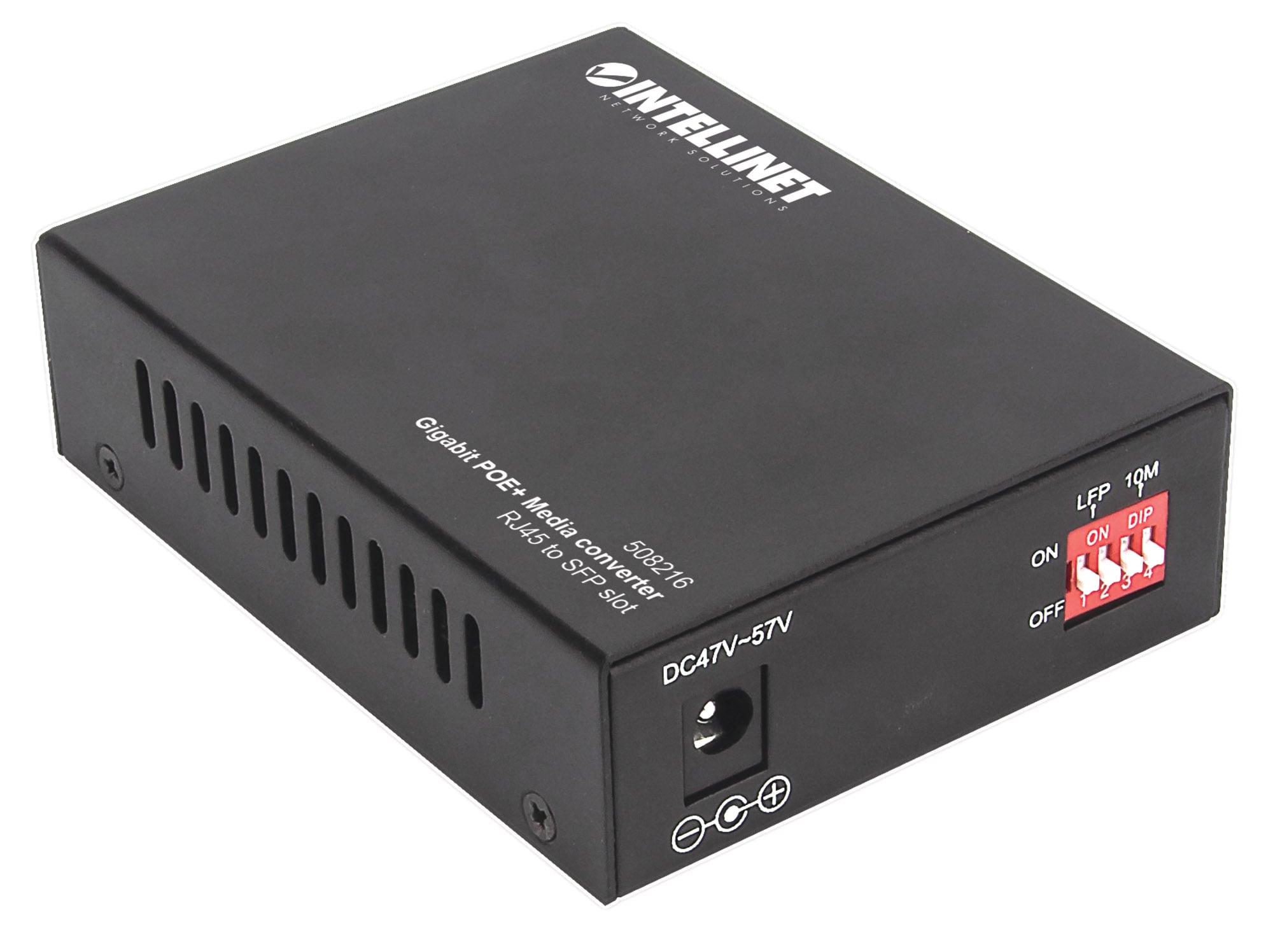 Media Converter Gigabit PoE+ - Intellinet I-ET SX-MGBICP