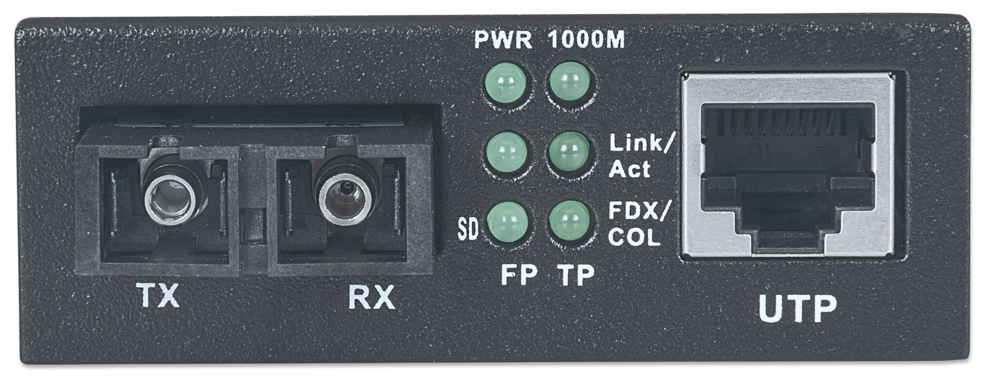 Media Converter Gigabit Ethernet Monomodale - Intellinet I-ET SX-SCSM20