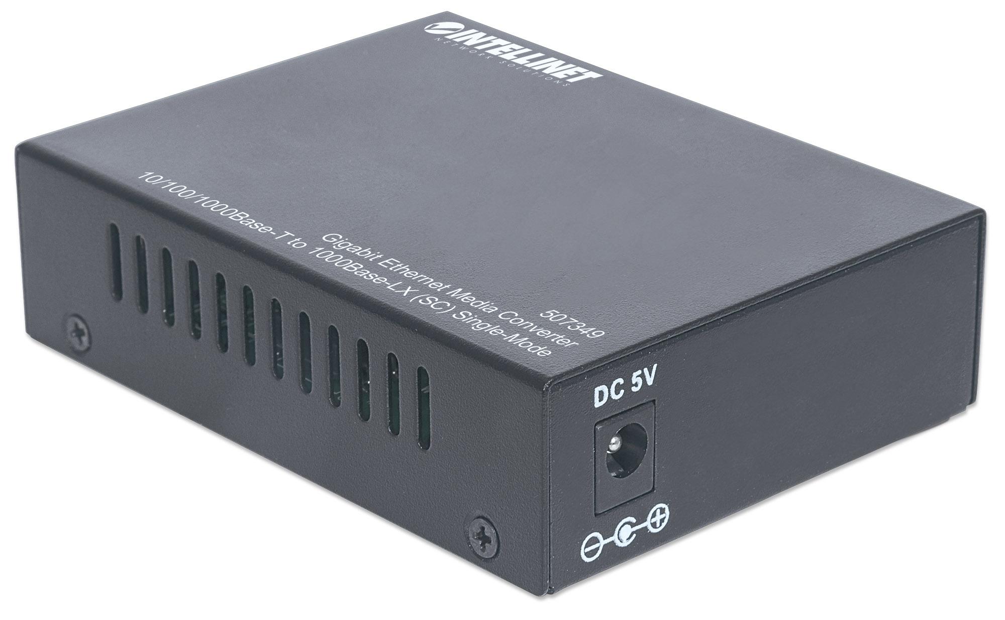 Media Converter Gigabit Ethernet Monomodale - Intellinet I-ET SX-SCSM20