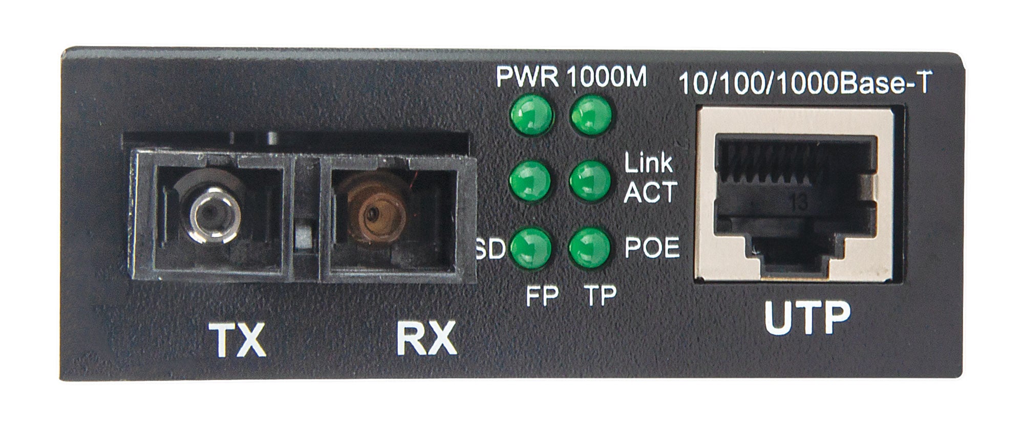 Media Converter Gigabit PoE+ - Intellinet I-ET SX-SCSM20P