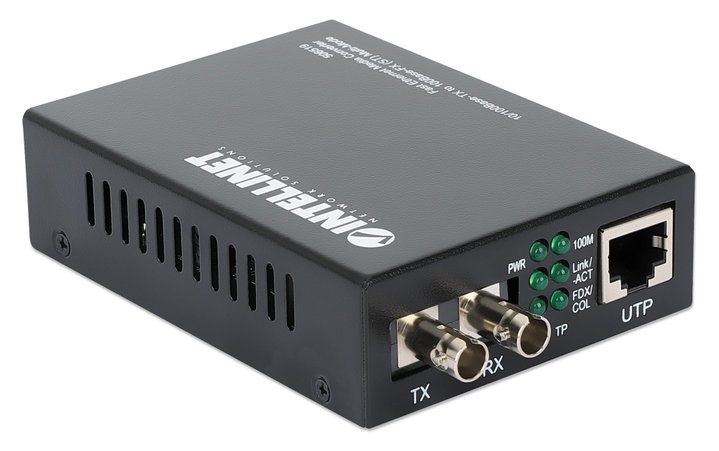 RJ45 - ST Fiber 100Base-TX Multimode Converter - Intellinet I-ET T-FO-100