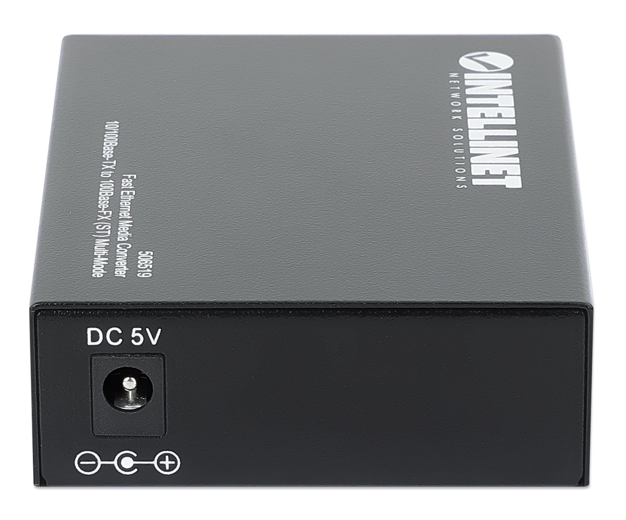 Multimodal ST 100 Fiber RJ 45 Converter - Intellinet I-ET T-FO- 100