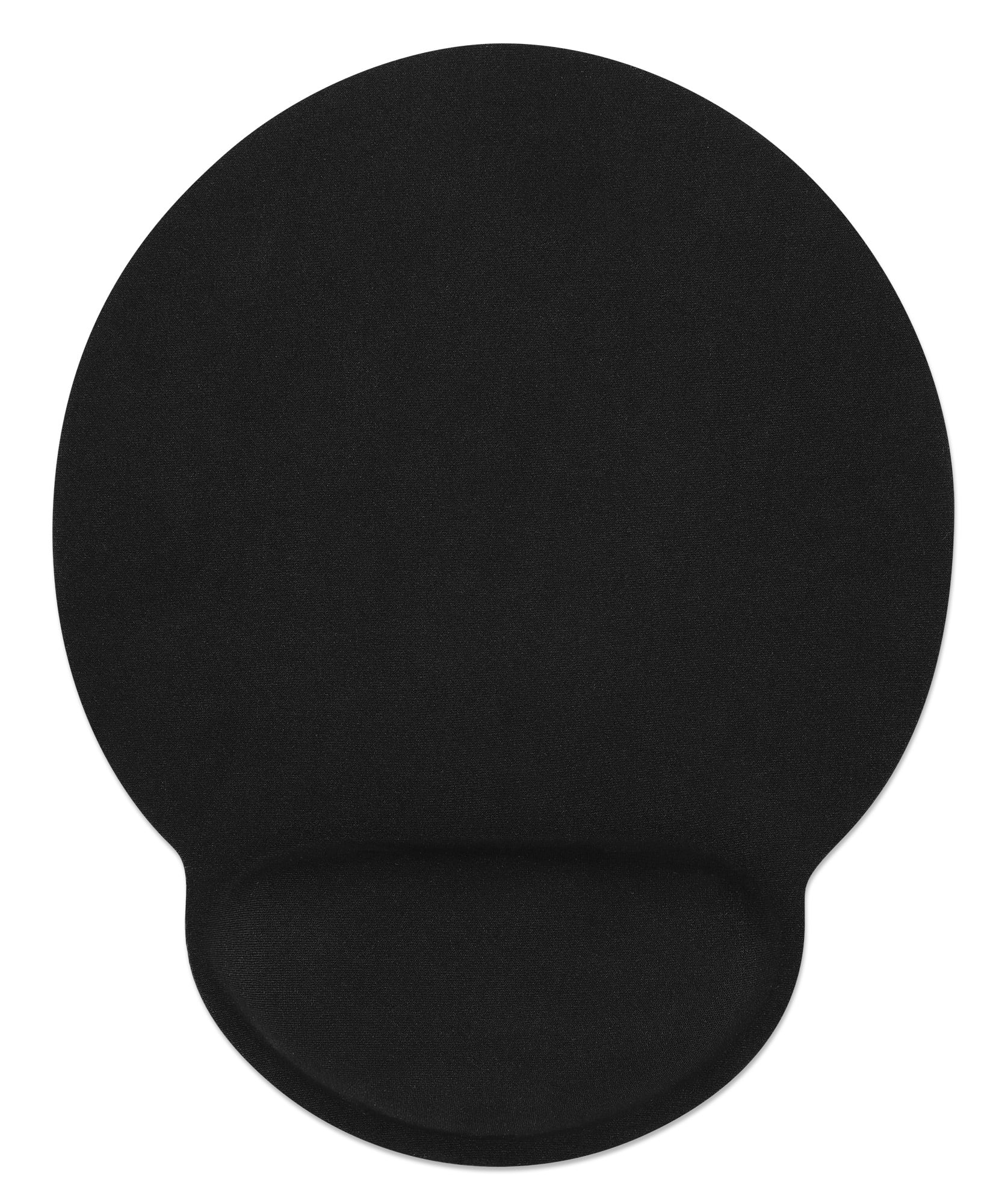 Tappetino con Cuscinetto Poggiapolso in Gel Nero - Manhattan I-GEL-MP-BK