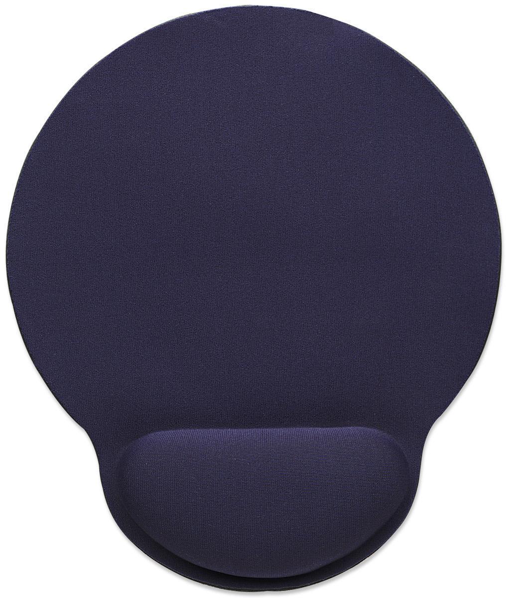 Tappetino con Cuscinetto Poggiapolso in Gel Blu - Manhattan I-GEL-MP-BL