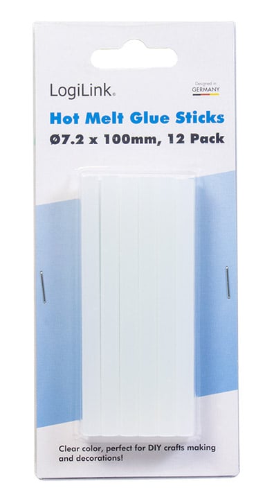 12 Stick colla 7.2 mm per pistola a caldo - Logilink I-HK SS107L