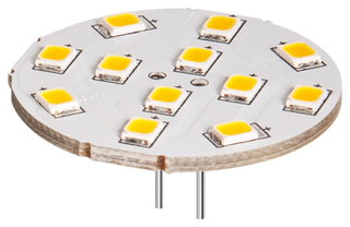 LED Disc Spotlight 12LED SMD G4 5050 2W 230lm Warm White, Class E - Goobay I-HLED-G4B/10SMD