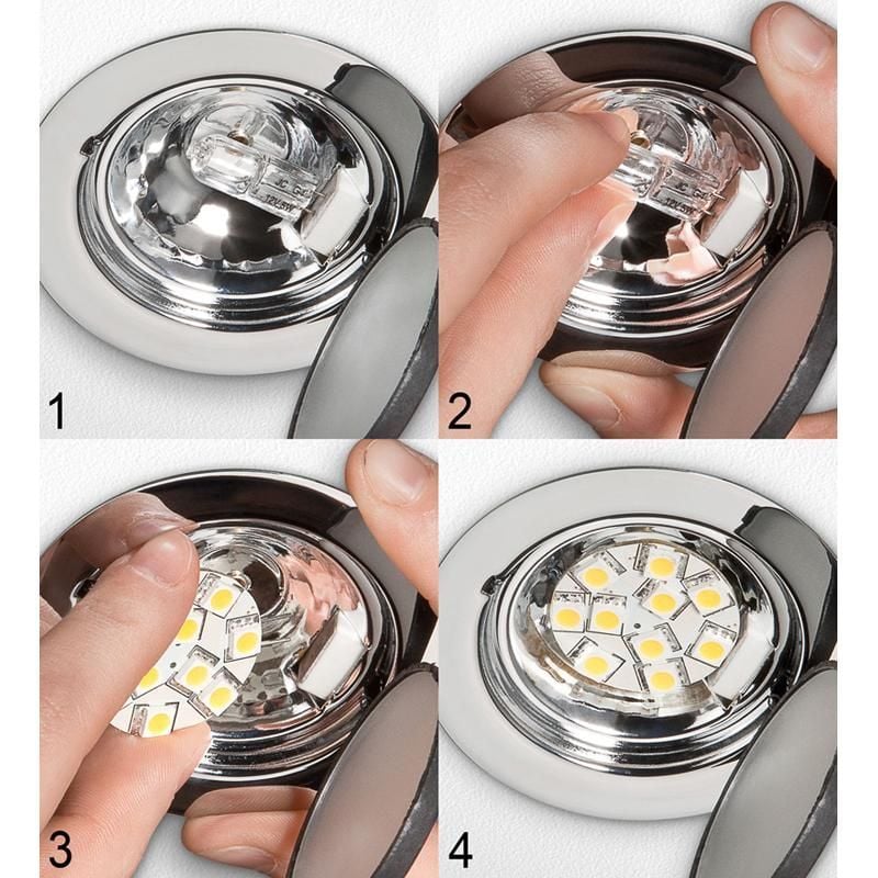 Lampada 12LED SMD G4 5050 2W 230lm Bianco Caldo, Classe E - Goobay I-HLED-G4S/10SMD