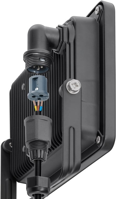 Faretto LED da Esterno IP65 100W 8500lm Nero - Goobay I-HLED-OFL-100B